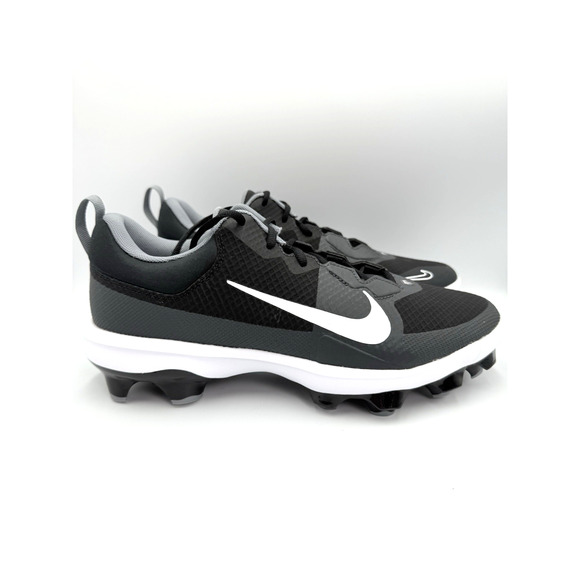 Nike Force Trout 9 Pro MCS Black White Baseball Cleats FB2908-001 Mens Size 10.5 - Picture 4 of 8